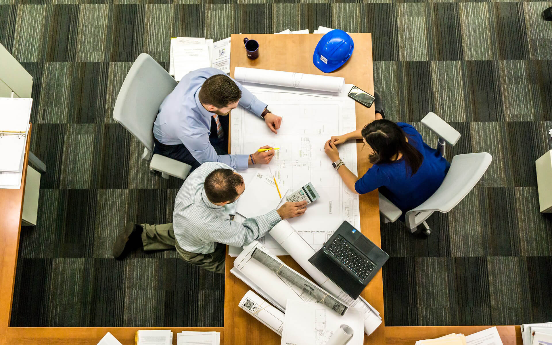 Reunião de consultoria empresarial